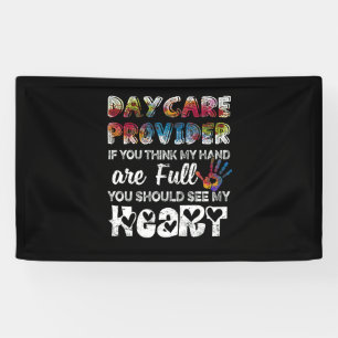 Tagesbetreuer - Geschenk für Kinder Banner