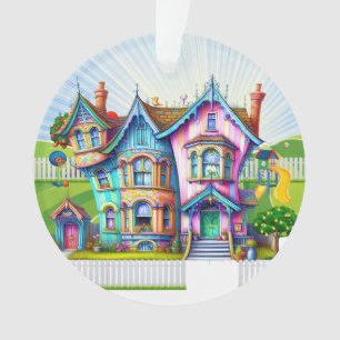 Tagesbetreuung. Familie. Babysitter. Real Anwesen Ornament