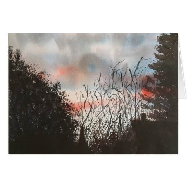 TAGESbruch, AQUARELL (Vorderseite (Horizontal))