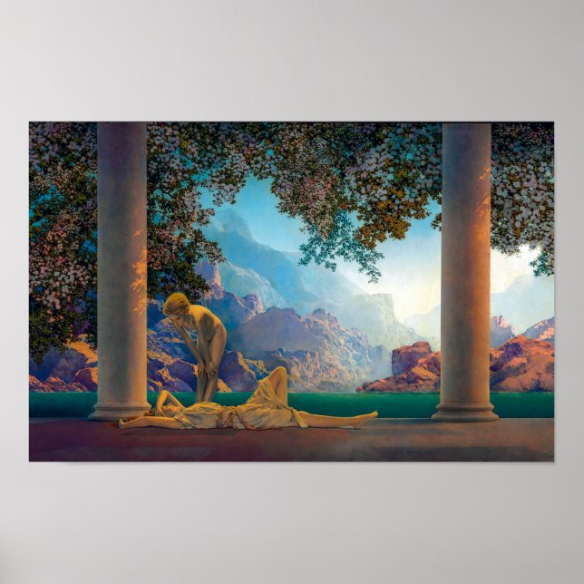 Tagesfeier | Maxfield Parrish | Poster (Vorne)