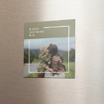 Tagesgeschenk für personalisierte Fotos Magnet<br><div class="desc">Machen Sie diesen Muttertag unvergesslich mit unserem Personalisierten Foto Geschenk auf Zazzle! Feiern Sie die besondere Bindung zwischen Ihnen und Ihrer Mutter mit einem herzlichen Sake, den sie für immer schätzen wird. Laden Sie einfach Ihr Lieblings-Foto hoch, und wir erstellen ein atemberaubendes, benutzerdefiniertes Produkt, das Ihre wertvollen Erinnerungen zusammen erfasst....</div>