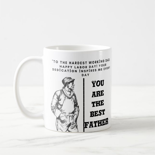 Tagesgeschenk für Vater" Tasse (Links)