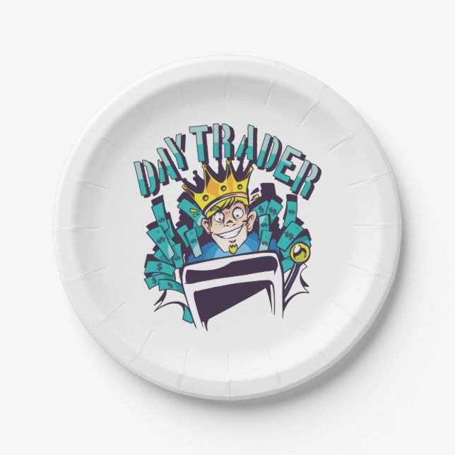 Tageshandelsidee Pappteller (Vorderseite)