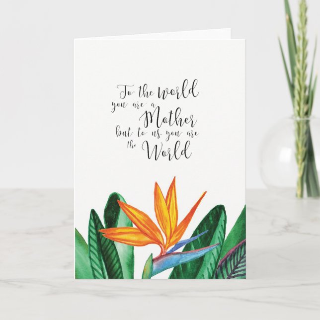 Tageskarte der farbigen Mütter von Ozias Karte (Vorderseite)