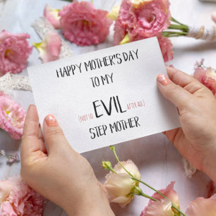 Tageskarte der lustigen Mütter - Step-Mama Karte