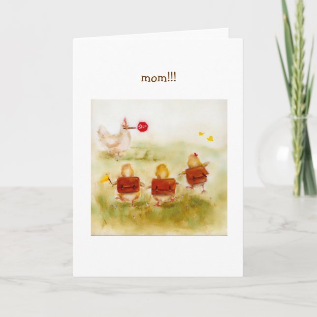 Tageskarte der niedlichen Mutter Karte (Vorderseite)