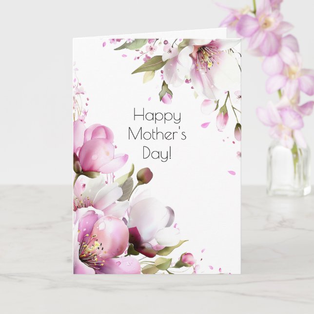 Tageskarte der Vintagen Rose Karte (Orchidee)