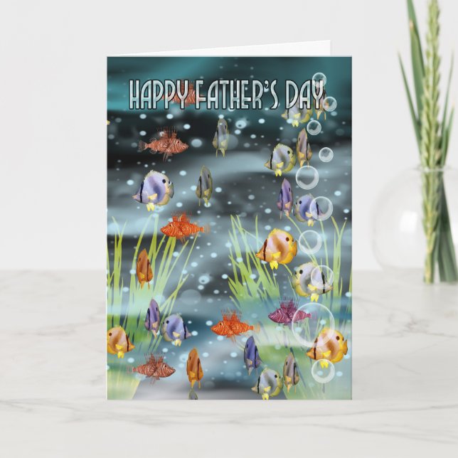 Tageskarte des Fischvaters - Fischkarte für den Va Karte (Vorderseite)