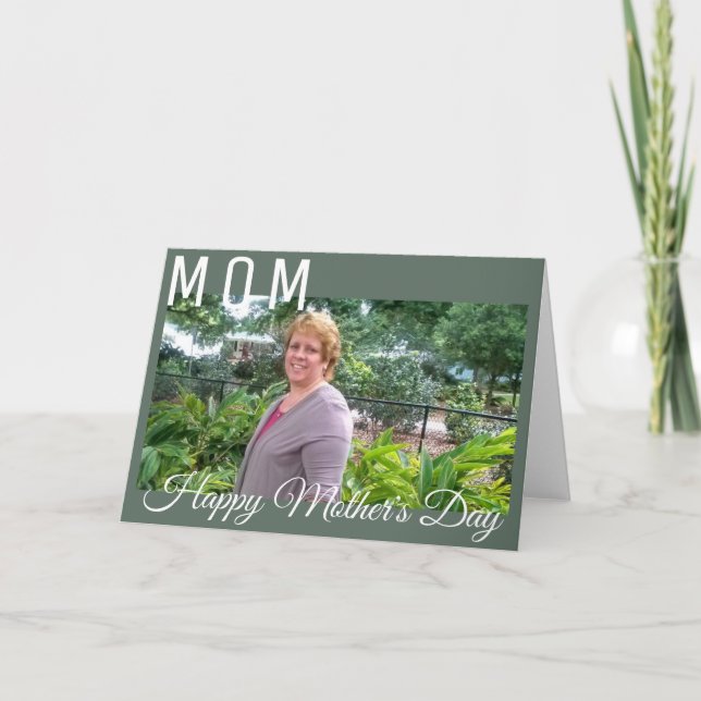 Tageskarte des Minimalistischen Fotos Karte (Vorderseite)