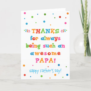 Tageskarte des Vaters für Papa Karte