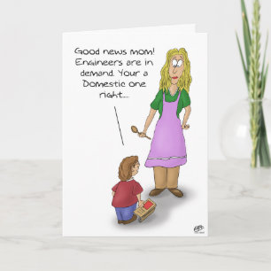 Tageskarten der Funny Mthers: Ingenieur Karte