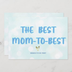 Tageskarten für Mütter, die in der Ausbildung sind Dankeskarte