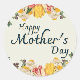 Tageskleber für Mütter Runder Aufkleber