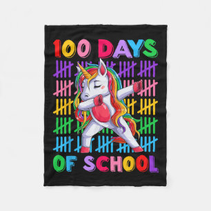 Tageslehrer Kinder Kostüm Einhorn 100 Tage Schoo Fleecedecke