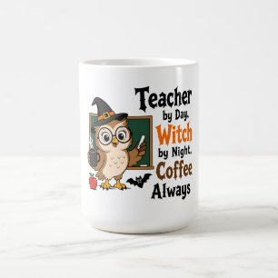 Tageslehrer, Nachtzauberin Halloween-Tasse Kaffeetasse