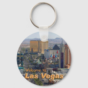 Tageslicht auf dem Las Vegas-Streifen Schlüsselanhänger