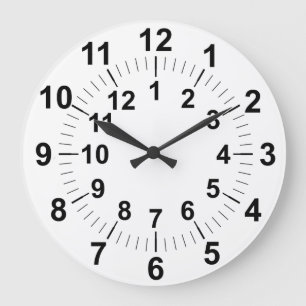 Tageslichteinsparungen/Standarduhr Große Wanduhr