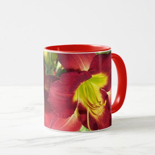 Tageslilien Tasse (VorderseiteRechts)