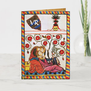 TAGESMONOGRAMM DER ETERNAL LIEBE VALENTINE FEIERTAGSKARTE