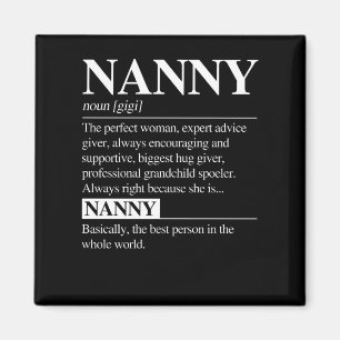 Tagesmutter Definition Oma Mutter Geschenke Frauen Magnet