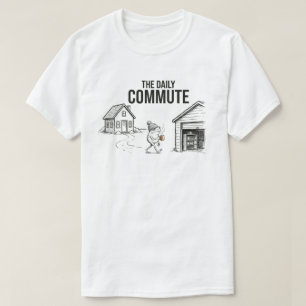 Tagespendler-Kaffee für Holzarbeiter – Lustiger Sc T-Shirt