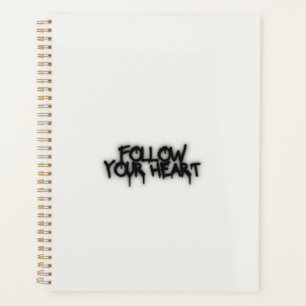 Tagesplaner 'Follow Your Heart' Planer