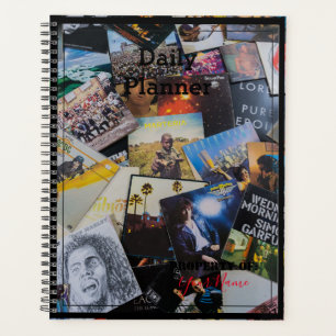 Tagesplaner mit einem Vinyl Album Theme - HAMbWG Planer