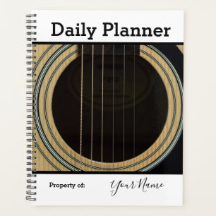 Tagesplaner mit Gitarren-Thema HAMbWG Planer