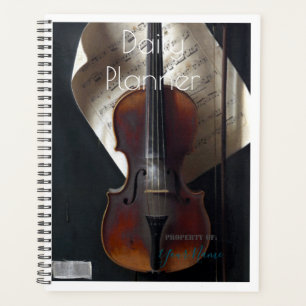 Tagesplaner mit Violinthema - HAMbWG Planer