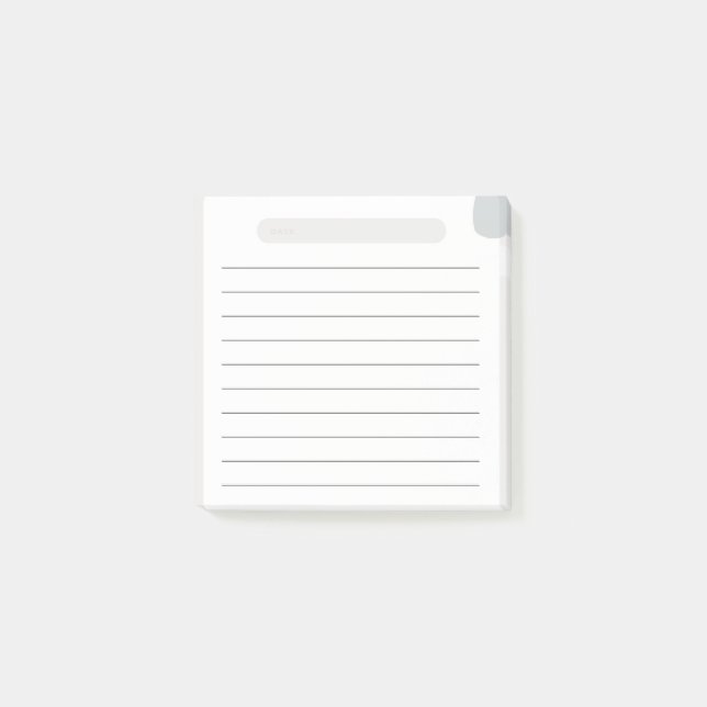 Tagesplaner Post-it Klebezettel (Vorderseite)