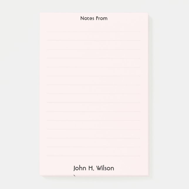 Tagesplaner Post-it Klebezettel (Vorderseite)