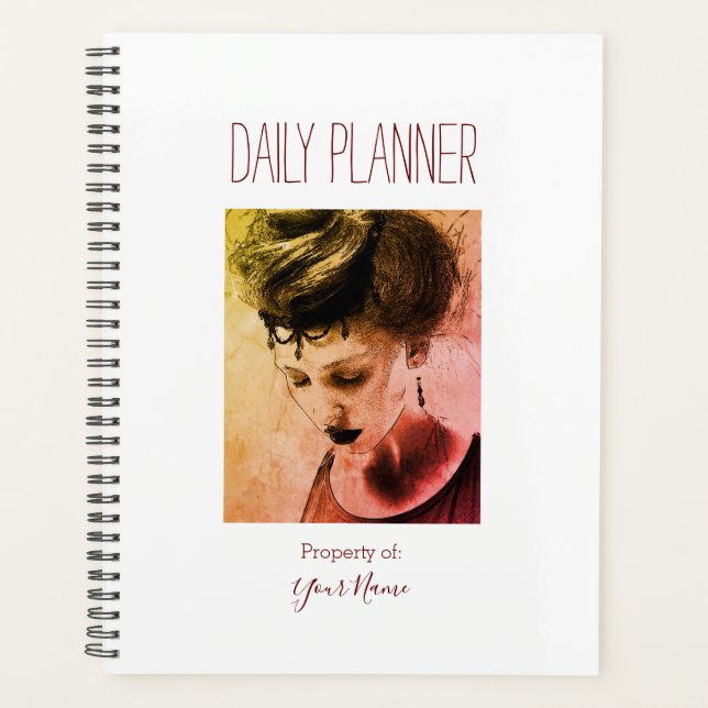 Tagesplaner - Vintag Look - HAMbWG Planer (Vorderseite)