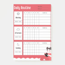 Tagesroutine-Diagramm Morgen Nachmittag Abend