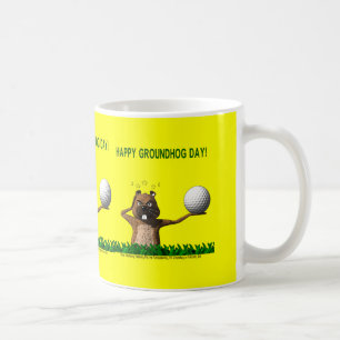 TagesTasse "unhöflichen Weckens" Groundhog Kaffeetasse