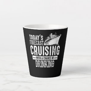 Tagesvorhersage: Cruising mit Aussicht auf Trinken Milchtasse