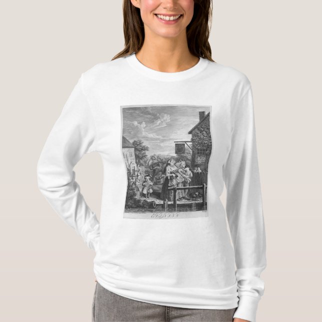 Tageszeiten, Abend, 1738 T-Shirt (Vorderseite)