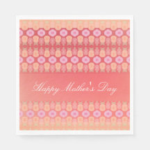 Tageszeitung Napkins zum Rosa- und Korallentag