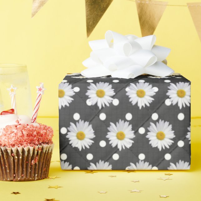Tageszeitungen zu Polka-Punkten Geschenkpapier (Geburtstagsparty)