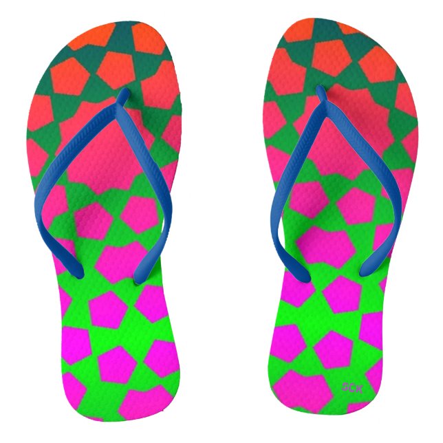 TagGlo Spanisch-Sterne Flip Flops (Fußbett)
