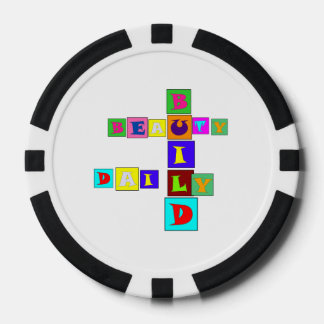 Täglich Schönheit aufbauen Pokerchips