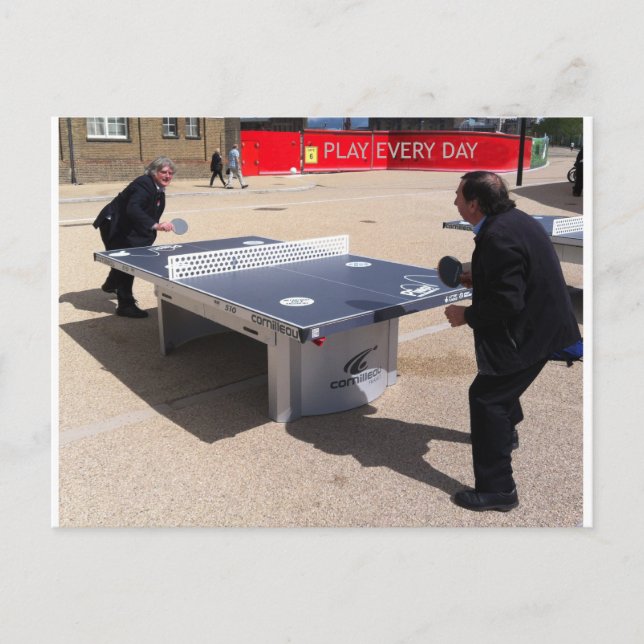 Täglich spielen postkarte (Vorderseite)