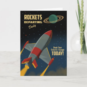 Täglich startende Raketen Karte