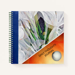 TÄGLICH THOUGHTS-2 Journal Spiral Notebook. Notizbuch