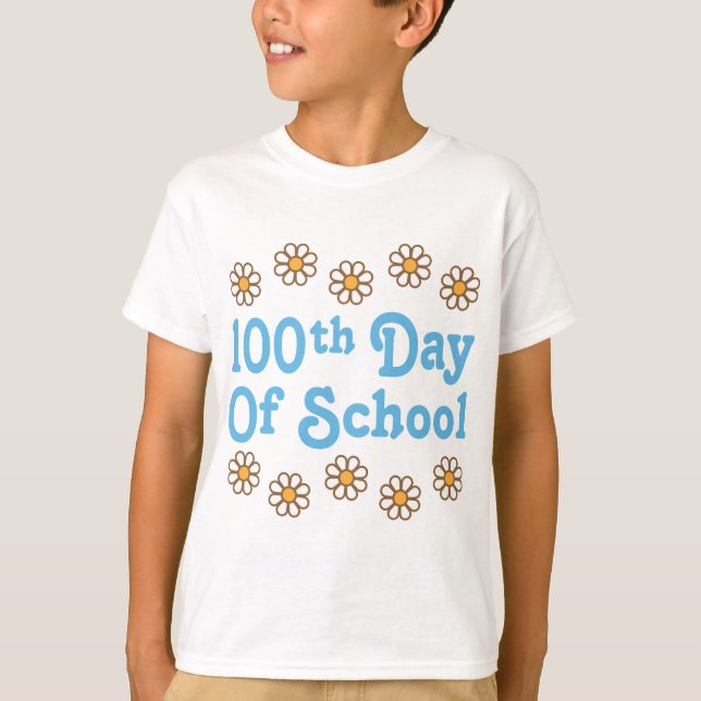 Tägliche 100. Schullehrergeschenk T-Shirt (Vorderseite)