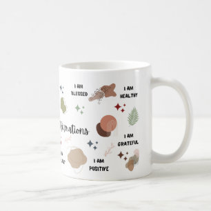 "Tägliche Affirmations-Tasse - Motivierend Kaffee- Kaffeetasse