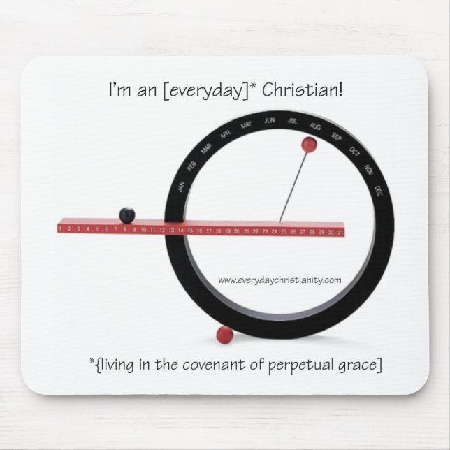 [tägliche] christliche Mausunterlage Mousepad (Vorne)