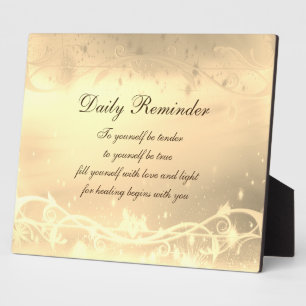 Tägliche Erinnerung Fotoplatte