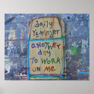 tägliche Erinnerung Poster