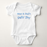 Tägliche Freude von Mama und Papa Baby-Body