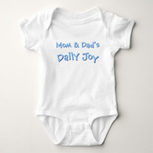 Tägliche Freude von Mama und Papa Baby-Body Baby Strampler